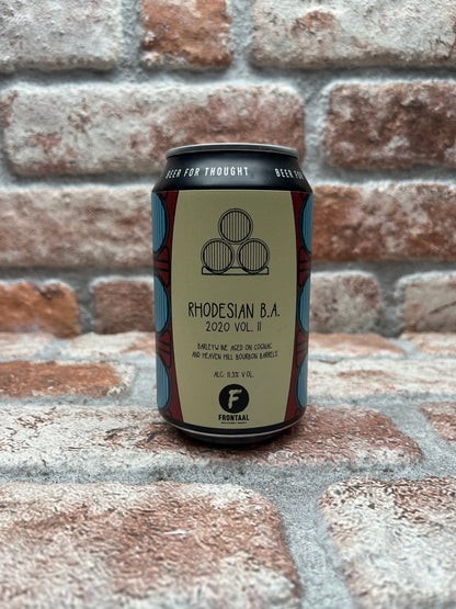 Frontaal Rhodesian B.A. Vol. II 2020 Barleywine - 33 CL