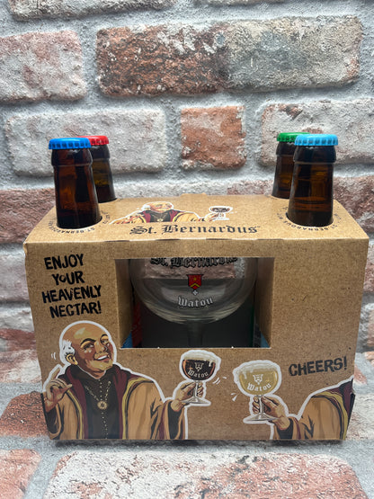 Brewery Sint-Bernardus Gift Pack 4 beers plus glass Gift Pack - 33 CL
