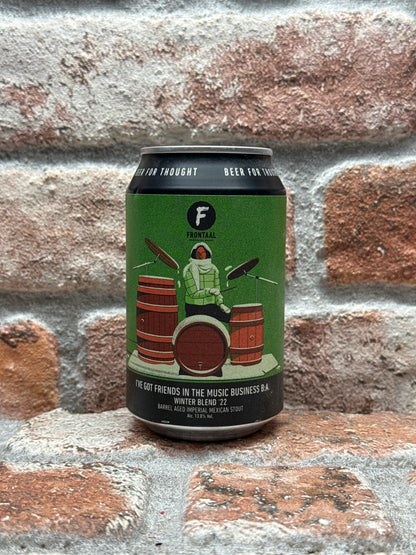 Frontaal Brewing Co. I've Got Friends In the Music Business B.A. Winter Blend '22 Stout - 33 CL