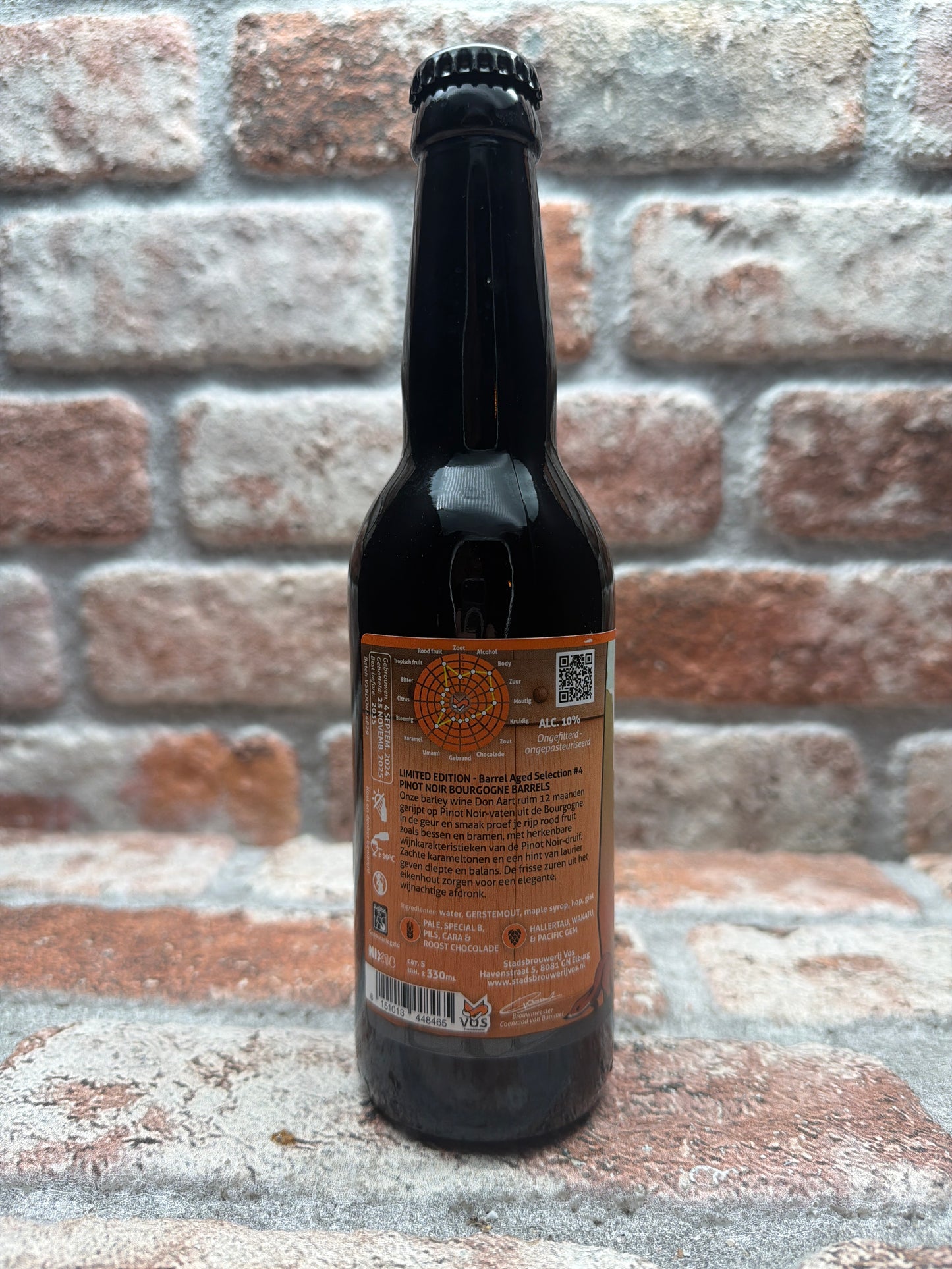 Stadsbrouwerij Vos Houten Vos (Barrel Aged) #4 - Pinot Noir Barleywine - 33 CL