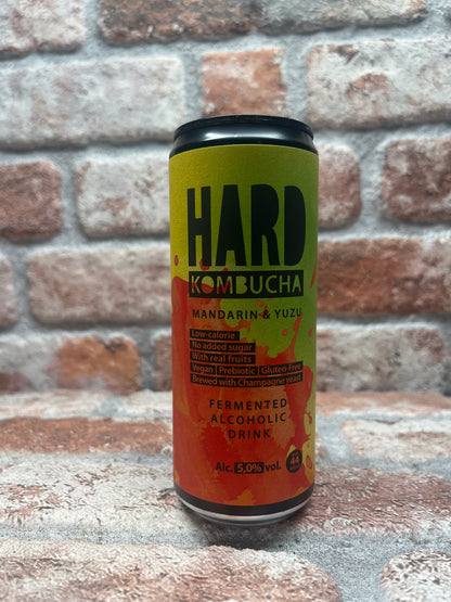 Rudy's Kombucha HARD Mandarin &amp; Yuzu Kombucha - 33 CL