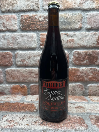 Muifel Brouwerij Zuster Agatha Houtgerijpt 2025 Quadrupel - 75 CL