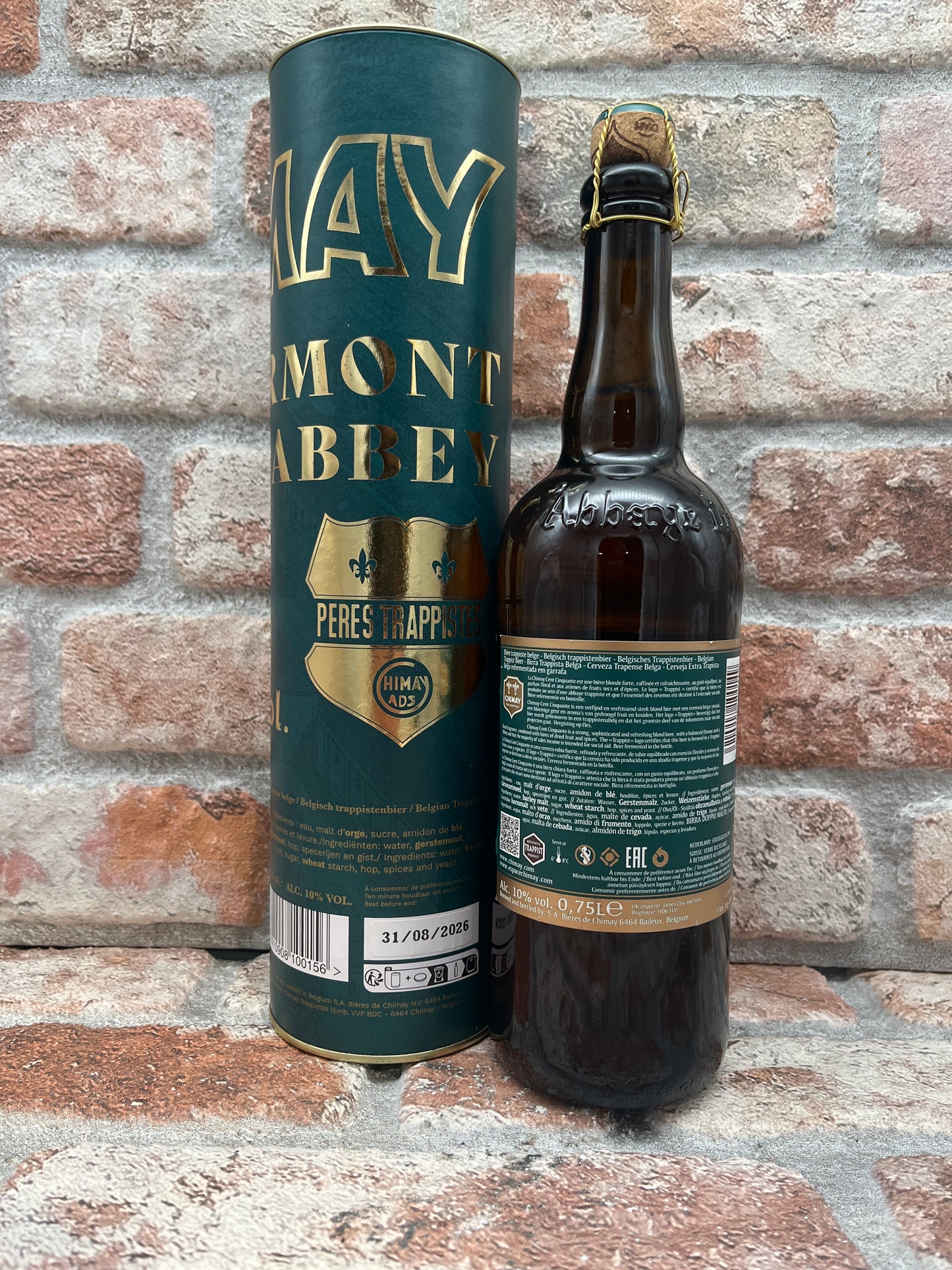 Chimay 150 (Green) with tube Blonde - 75 CL