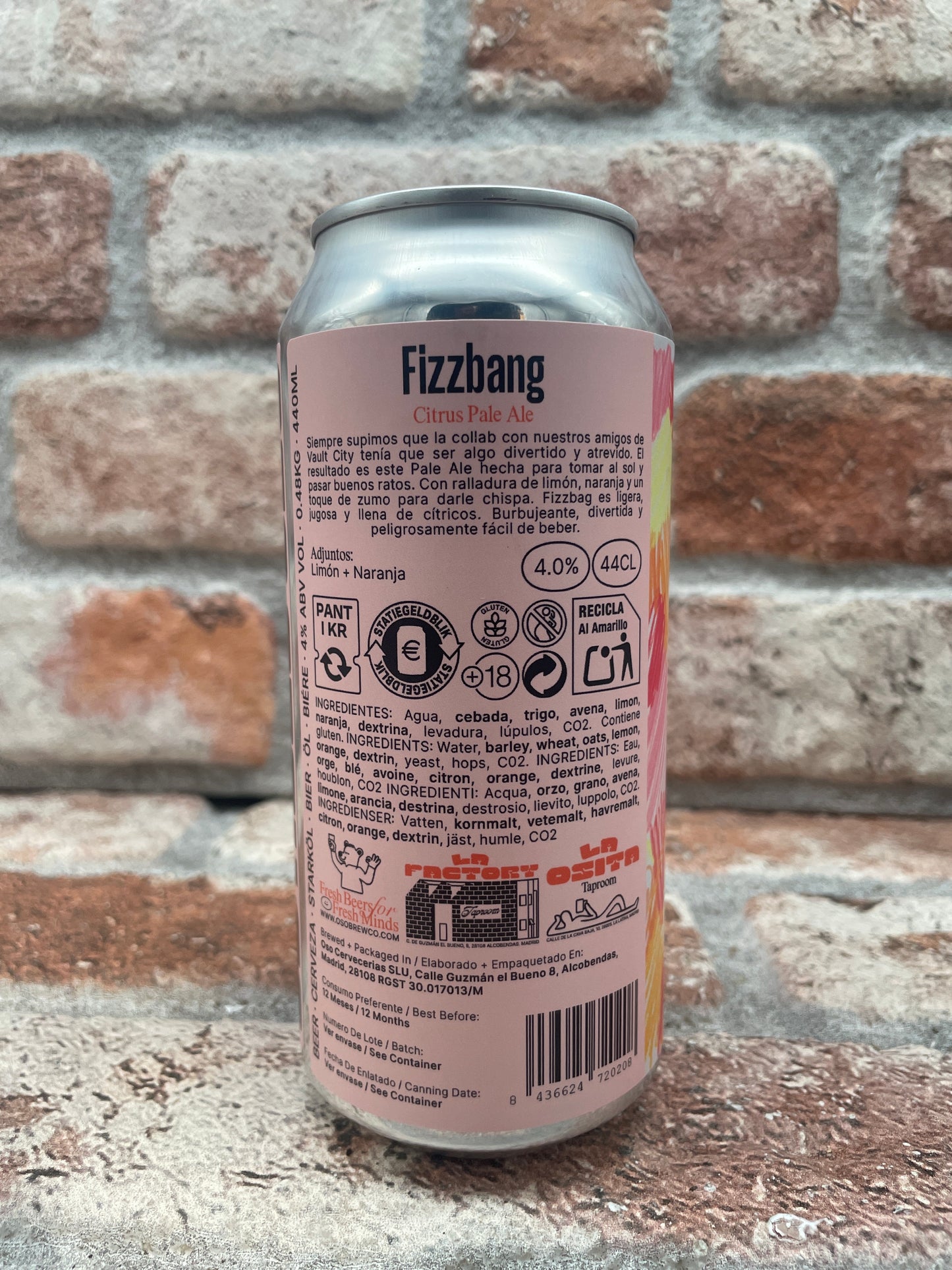 Oso Fizzbang Citrus IPA - 44 CL
