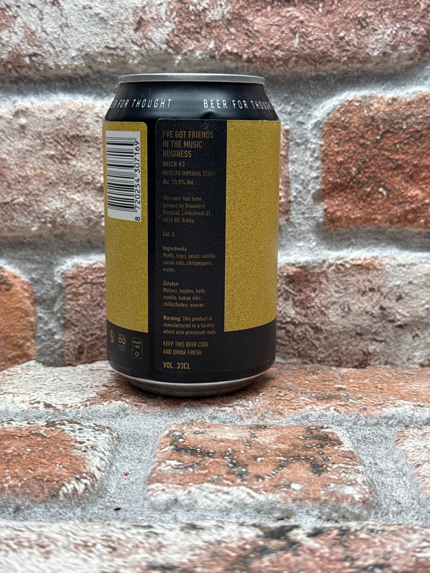 Frontaal Brewing Co. I've Got Friends In the Music Business #3 Stout - 33 CL
