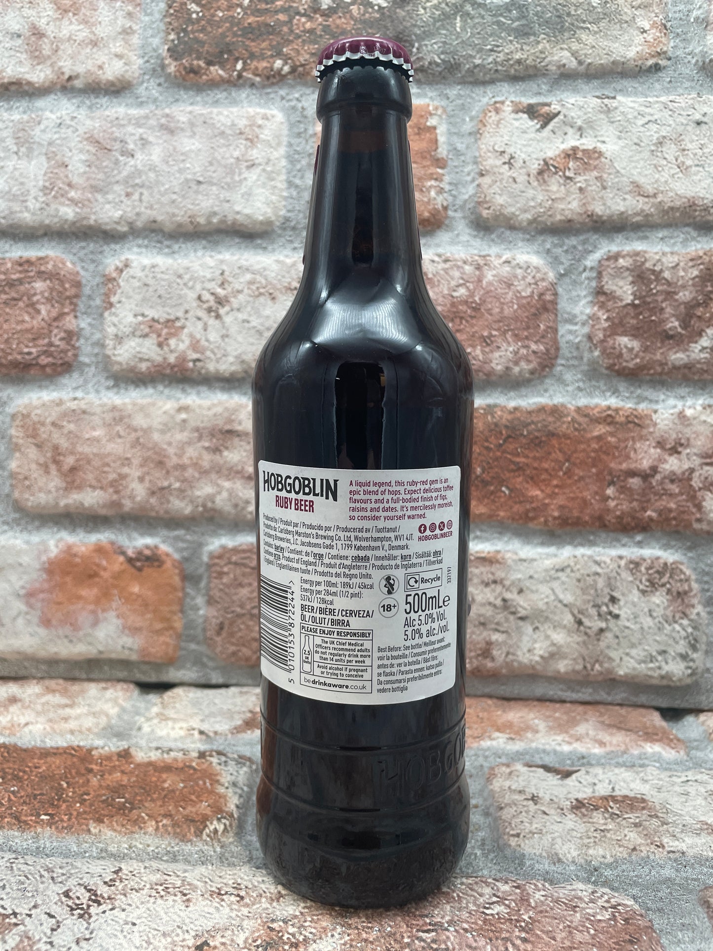 Hobgoblin Legacy Ruby Beer - 50 CL