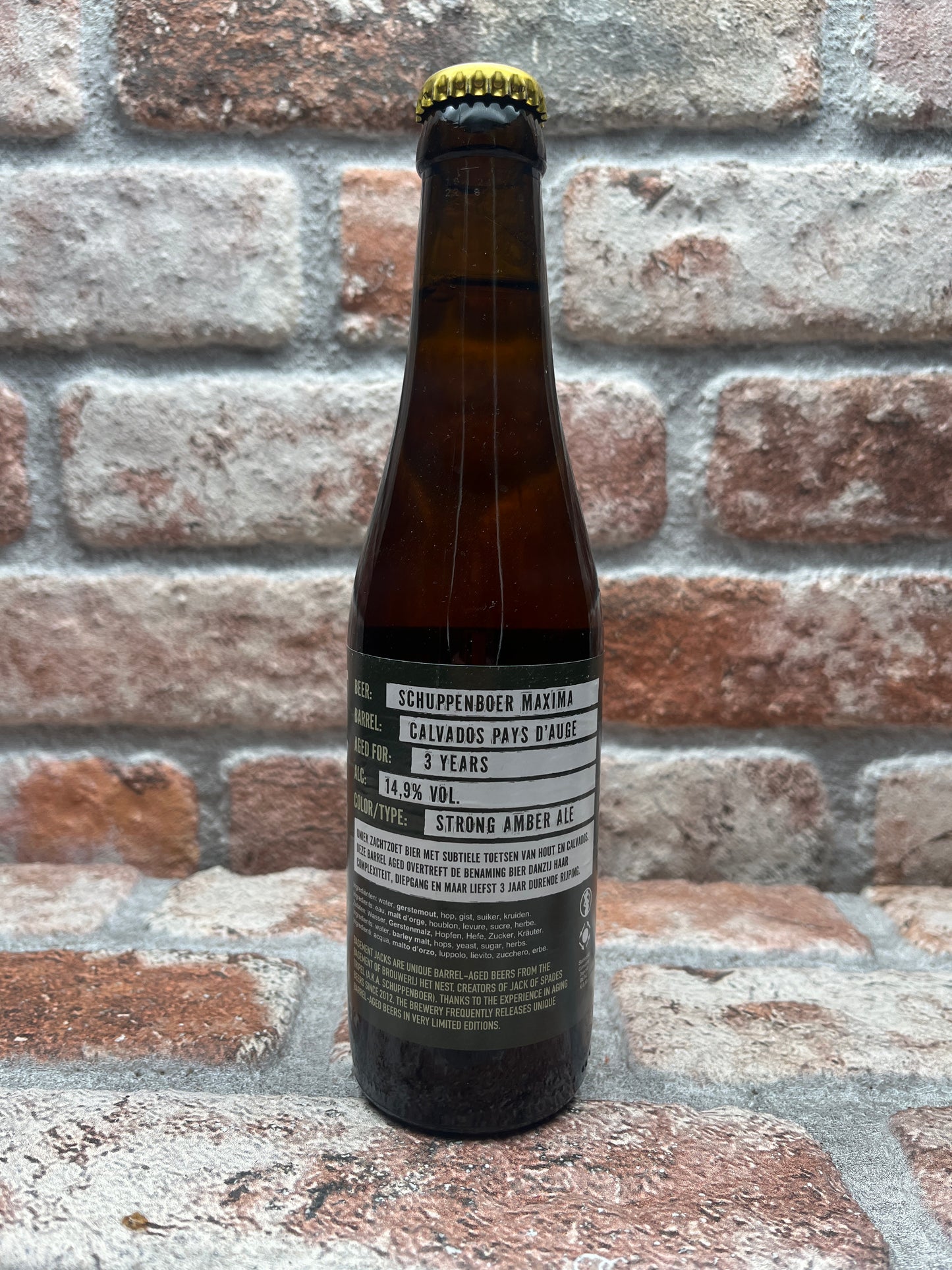 Brewery Het Nest Basement Jack #01 Calvados Barrel Aged Quadrupel - 33 CL