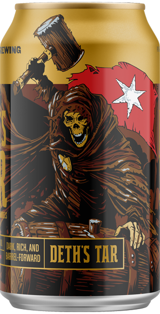 Binnenkort verkrijgbaar: Revolution Deth's Tar 2024 Stout - 33 CL