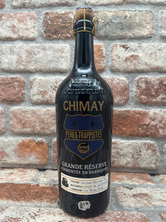 Chimay Grande Réserve Fermentee En Barriques - Chene Francais, Chene Américain, Rhum (09/2021) Quadrupel - 75 CL