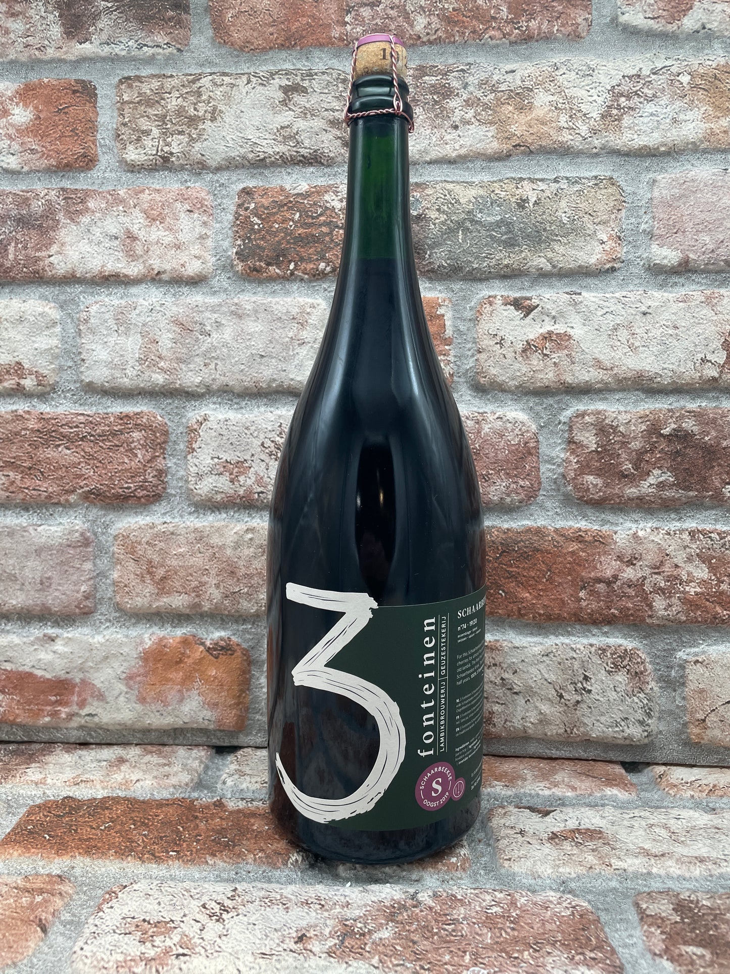 3 Fonteinen Schaarbeekse Kriek Harvest 2019 (Season 19/20) Blend No.74 2020 Lambic/Geuze - 3 L
