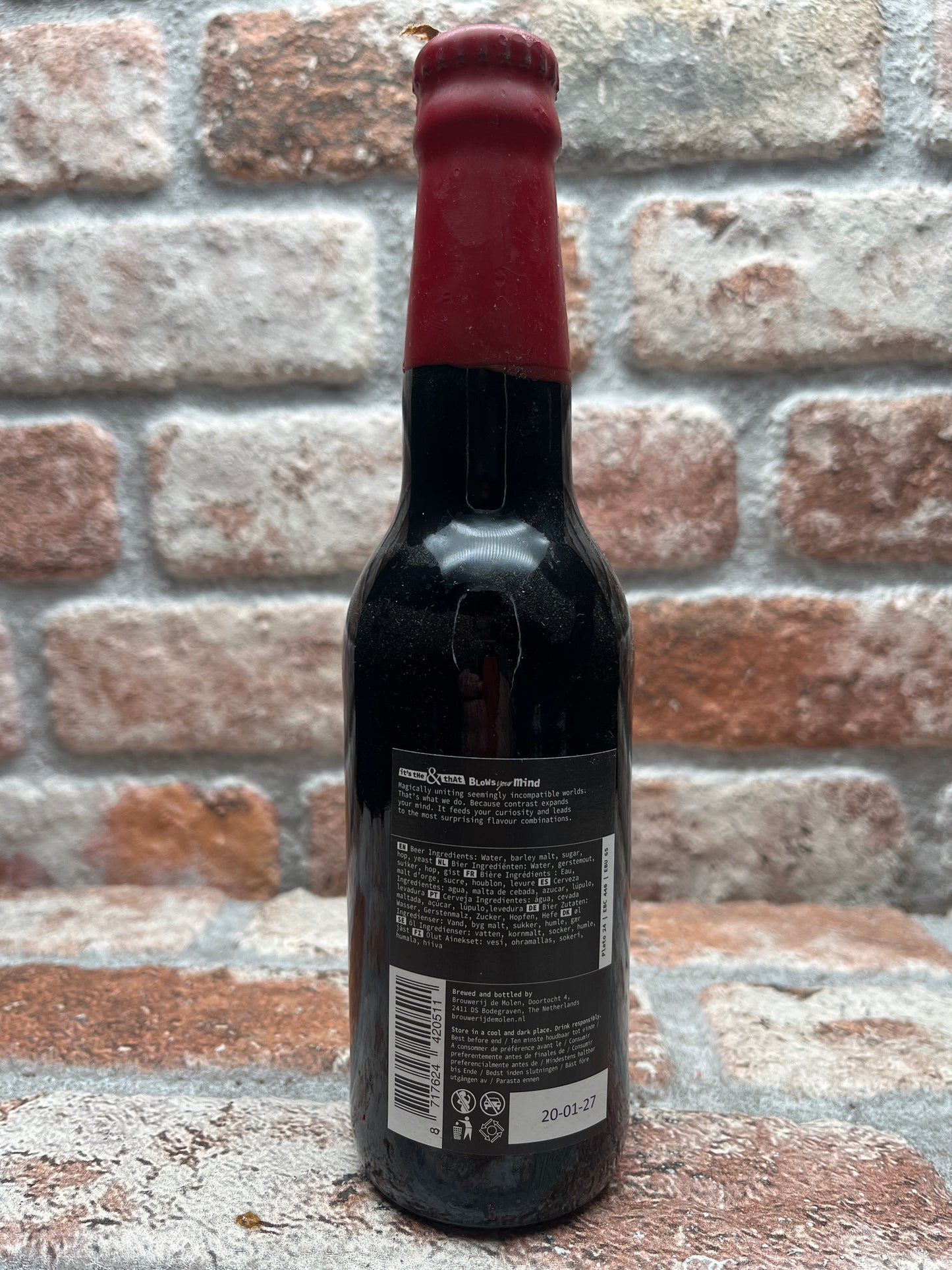 Brouwerij de Molen Whiskey On Wine Edition 2022 Imp 2022 Stout - 33 CL