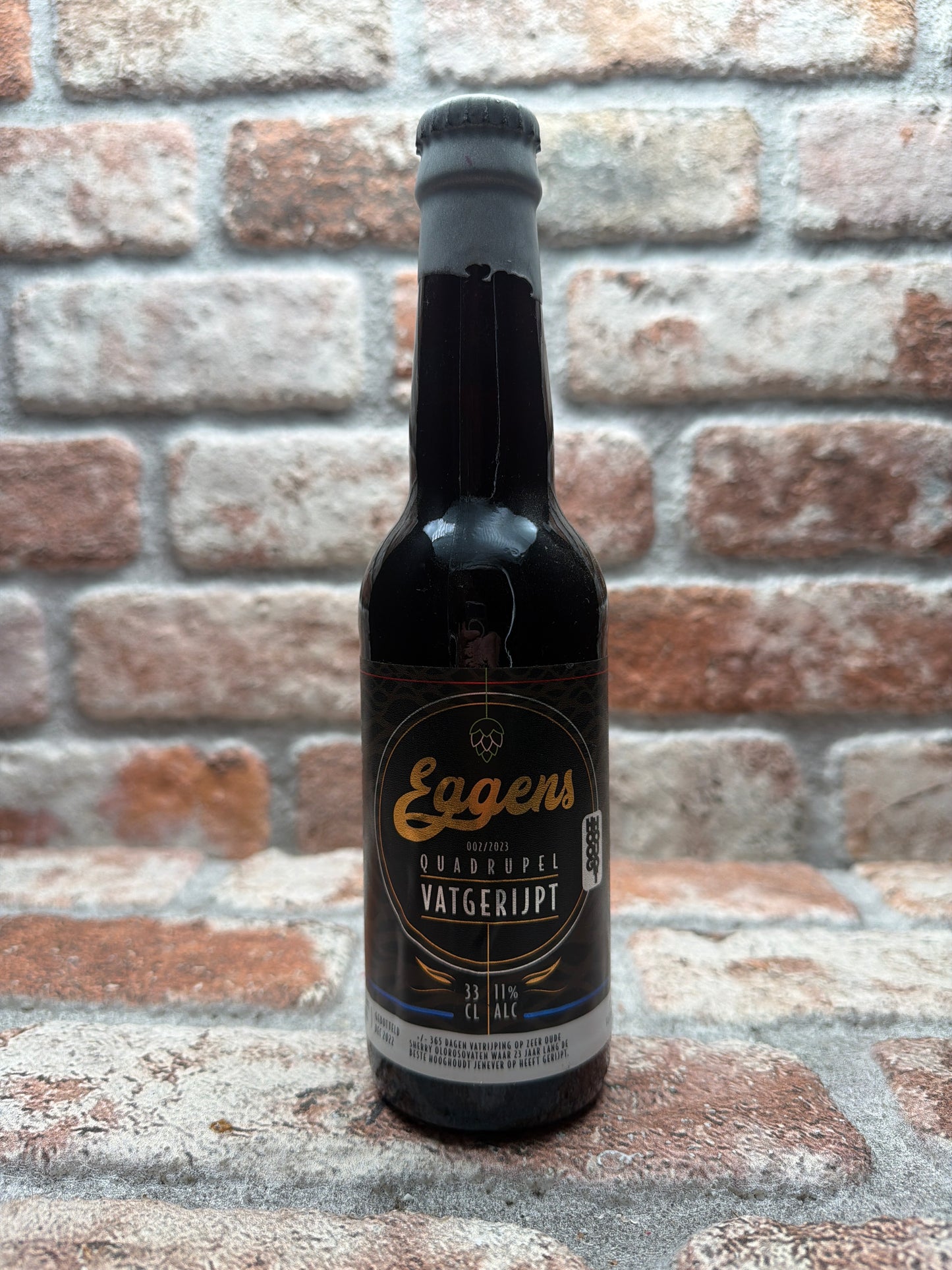 Eggens Quadrupel Vatgerijpt 002/2023 - Sherry Oloroso / Hooghoudt Jenever - 33 CL