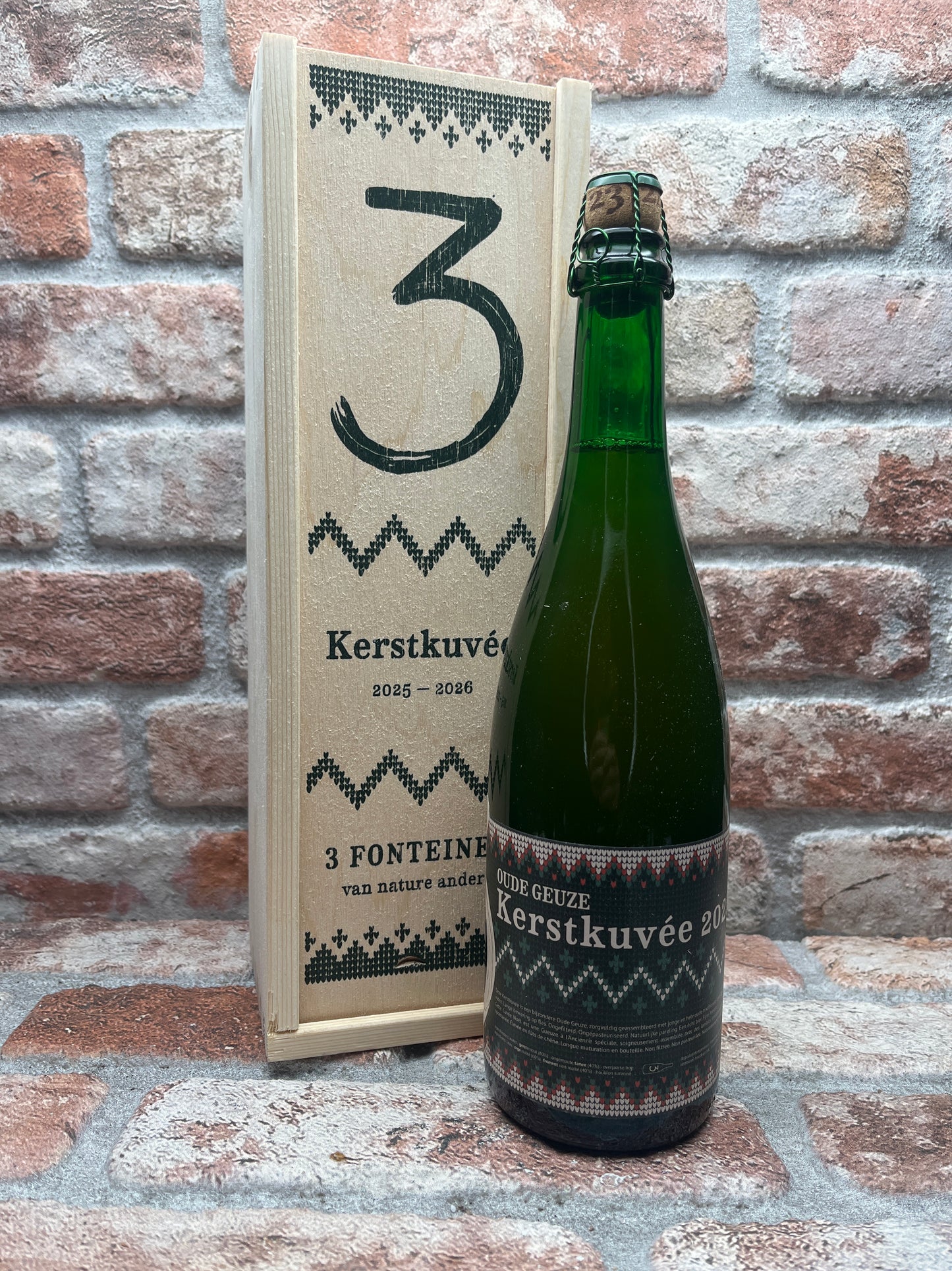 3 Fonteinen Oude Geuze Kerstkuvée 2025 Lambiek/Geuze - 75 CL