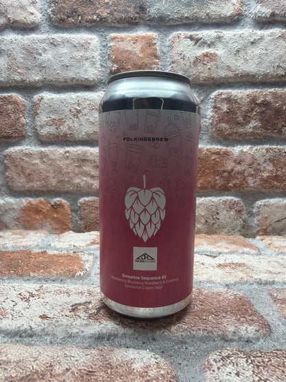 Folkingebrew Smoothie Sequence #5: Strawberry, Blueberry, Raspberry & Coconut Sour - 44 CL