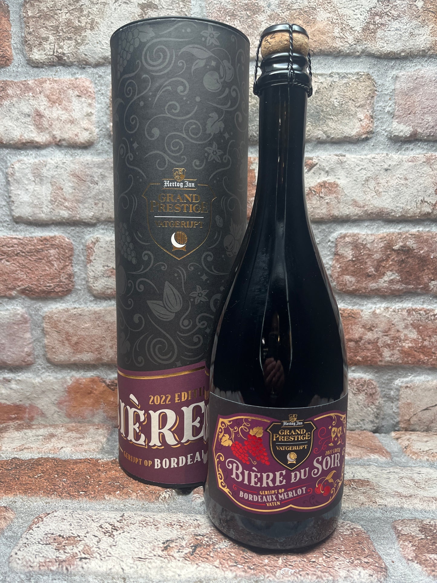 Hertog Jan Grand Prestige Barrel-Aged Bordeaux Merlot 2022 Barleywine - 75 CL