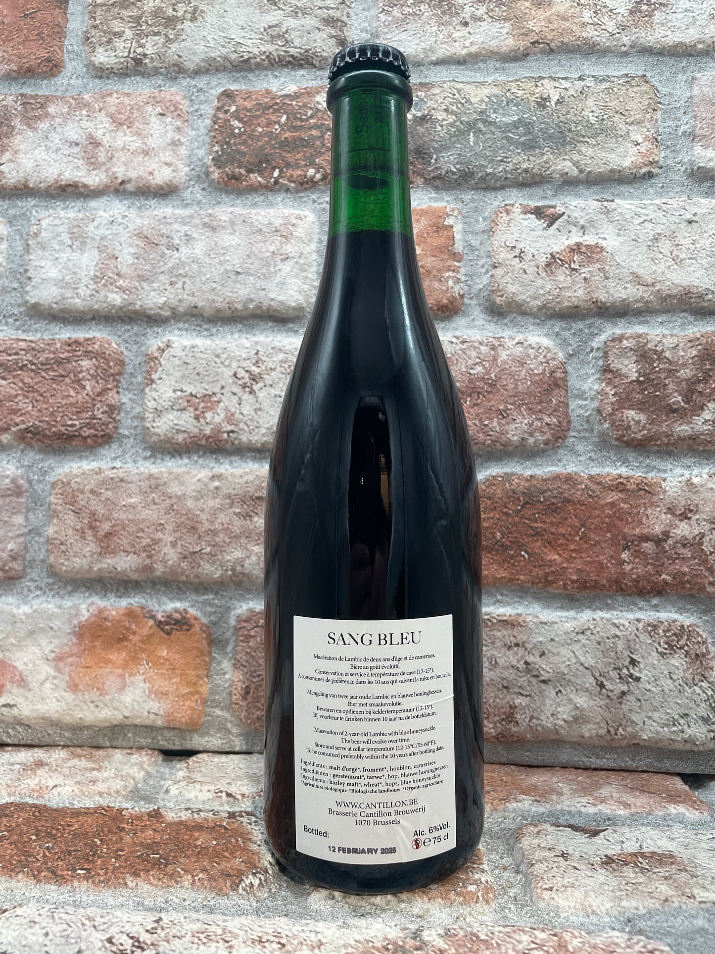 Cantillon Sang Bleu 2025 Lambiek/Geuze - 75 CL