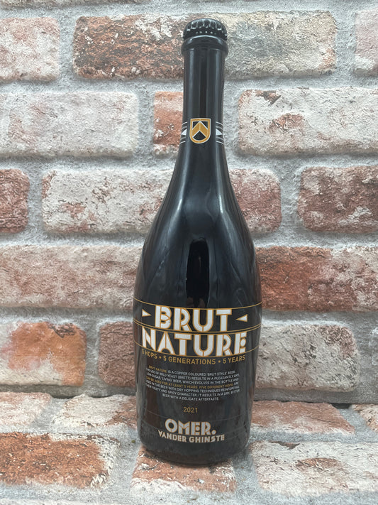 Omer Brut Nature 2021 Champagne Beer - 75 CL