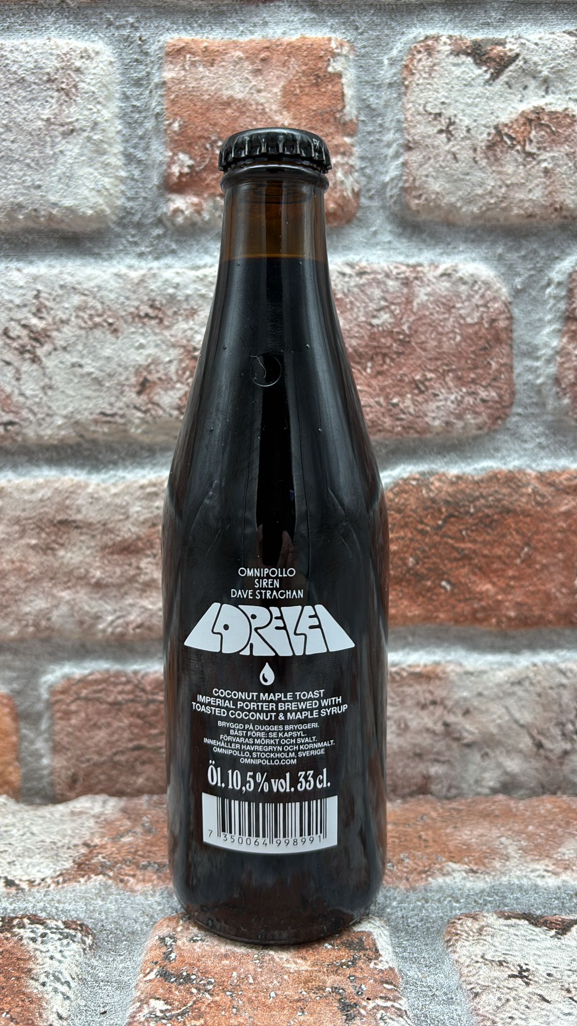 Omnipollo Lorelei Coconut Maple Toast Imperial Porter - 33 CL