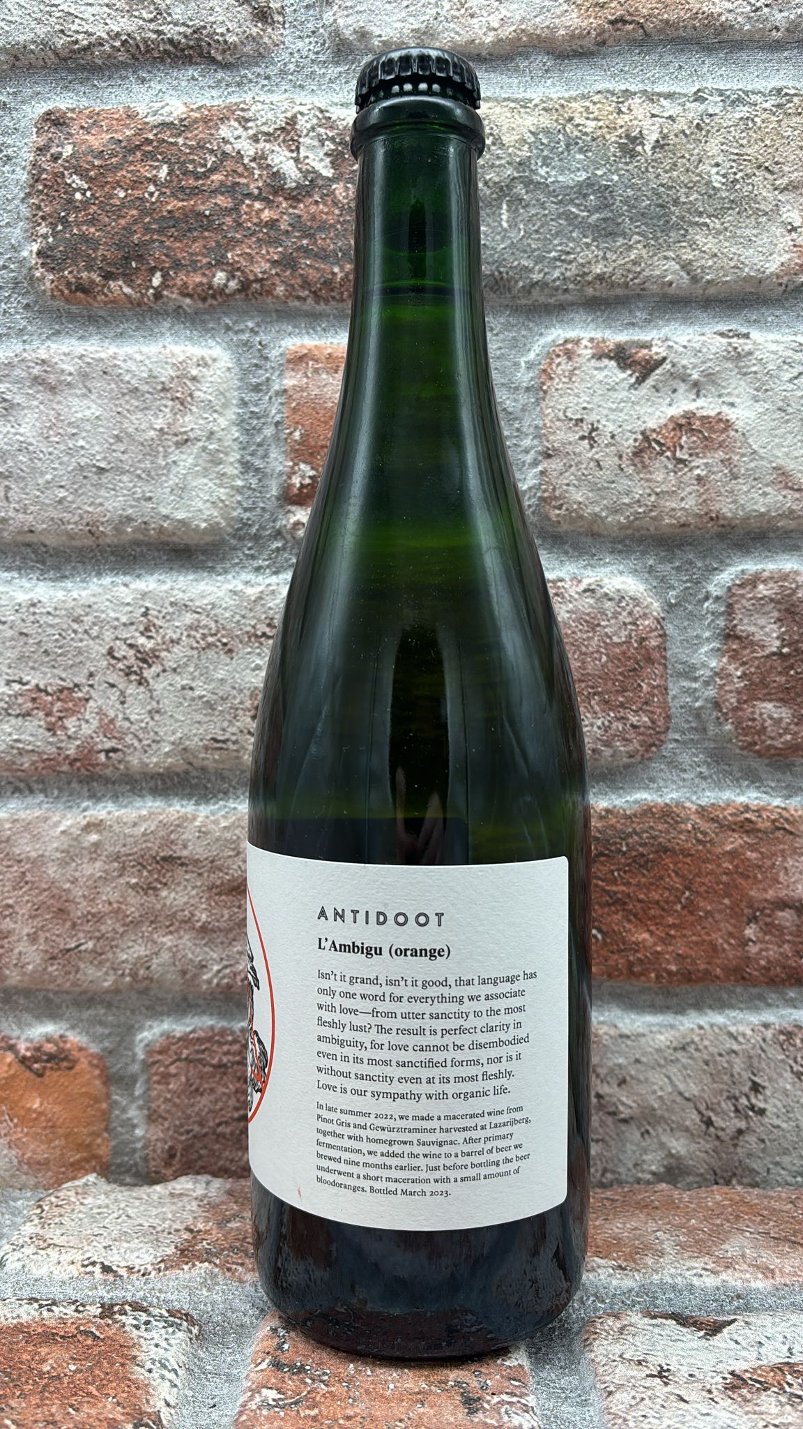 Antidoot L'Ambigu (Orange) (2023) Sour - 75 CL