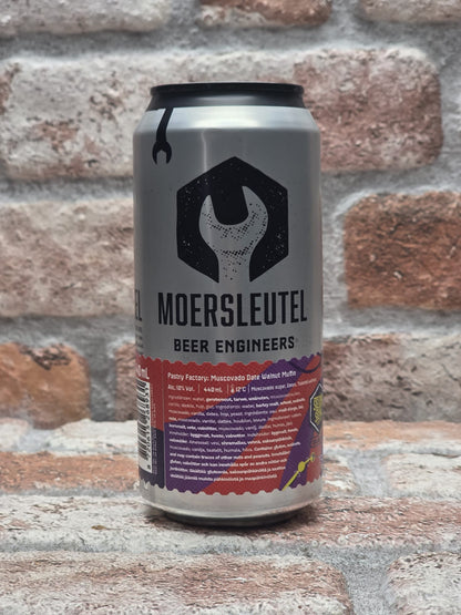 Moersleutel Craft Brewery Pastry Factory: Muscovado Date Walnut Muffin Stout - 44 CL