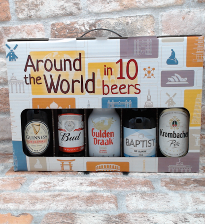 Gift package Around the World in 10 Beers - 33 CL