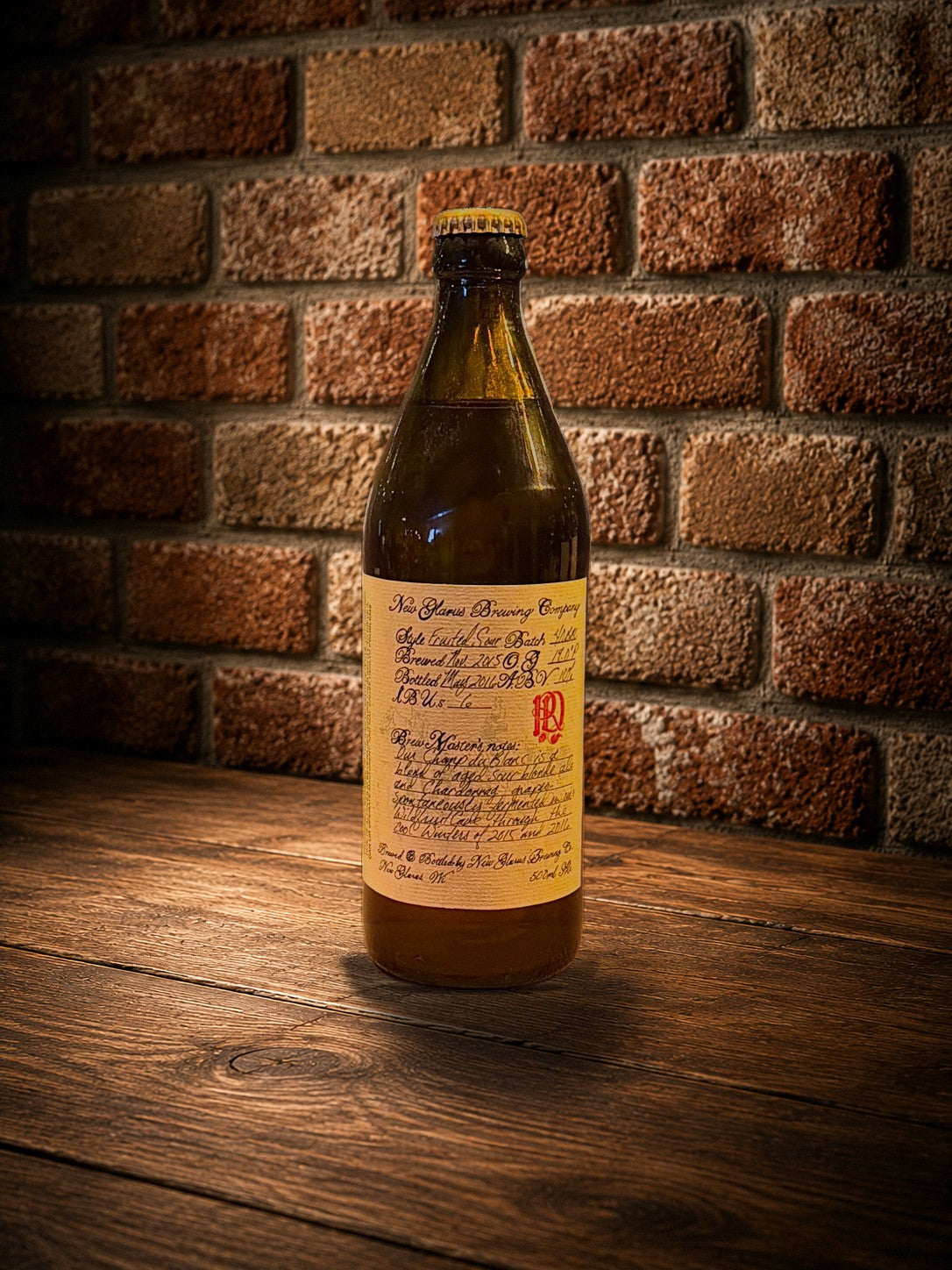 New Glarus Brewing Company R & D Fruited Sour (2016)