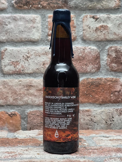 Anderson's Brewery Runaway Grain Bourbon BA — achterkant
