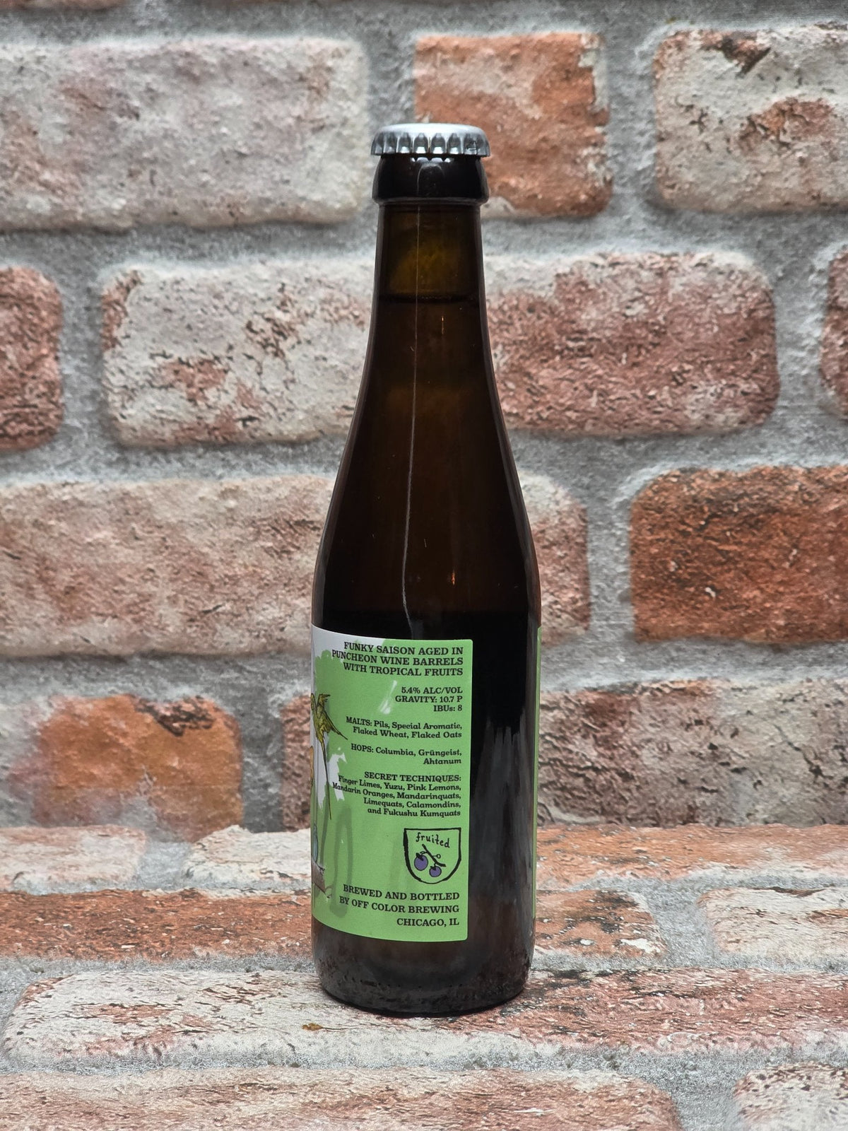 Off Color Brewing Oncilla Taxi — achterkant