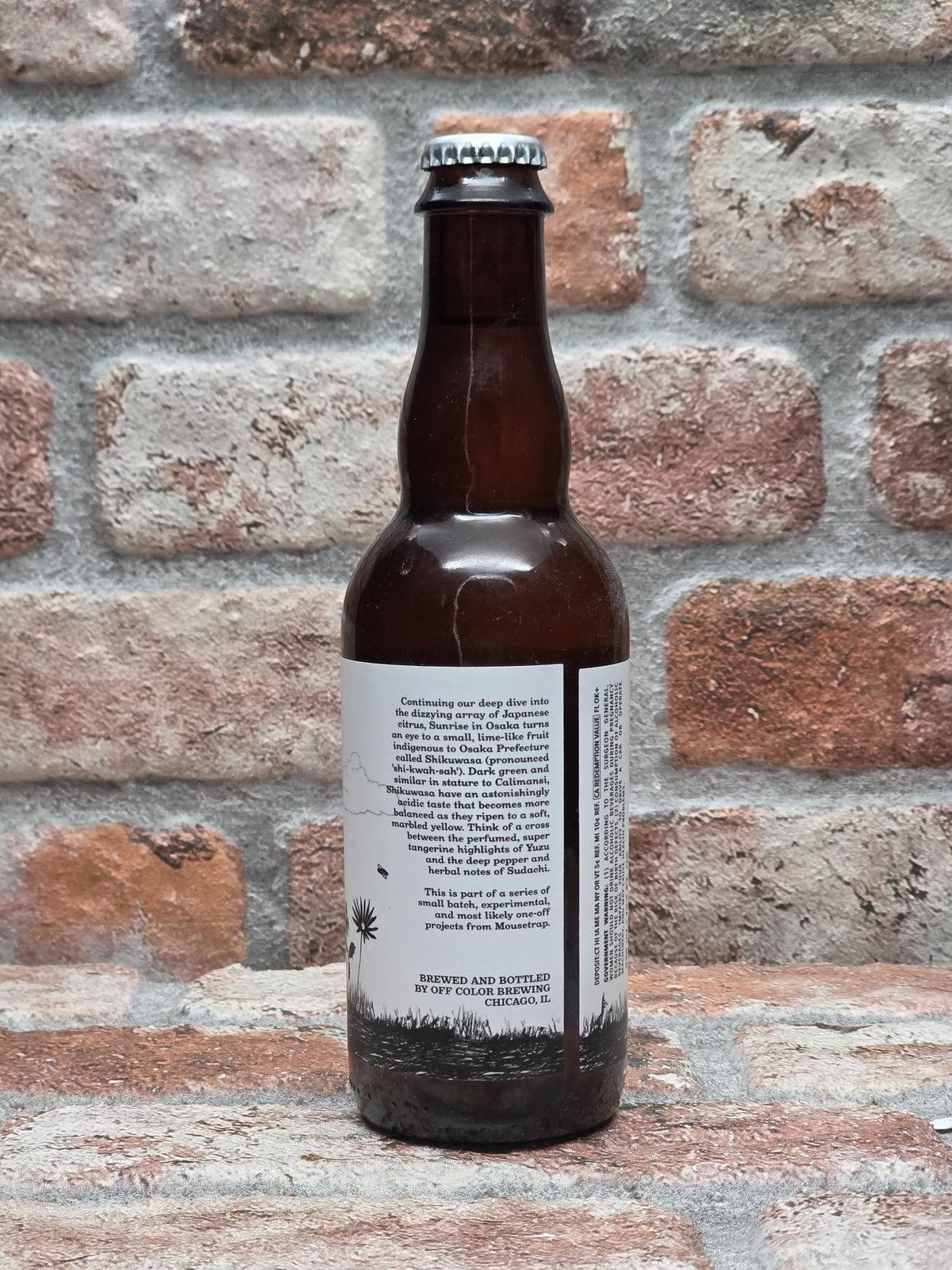 Off Color Brewing Sunrise In Osaka — achterkant