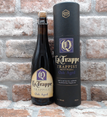 La Trappe Quadrupel Oak Aged Batch 39 - Met koker 2020 - 37.5 CL