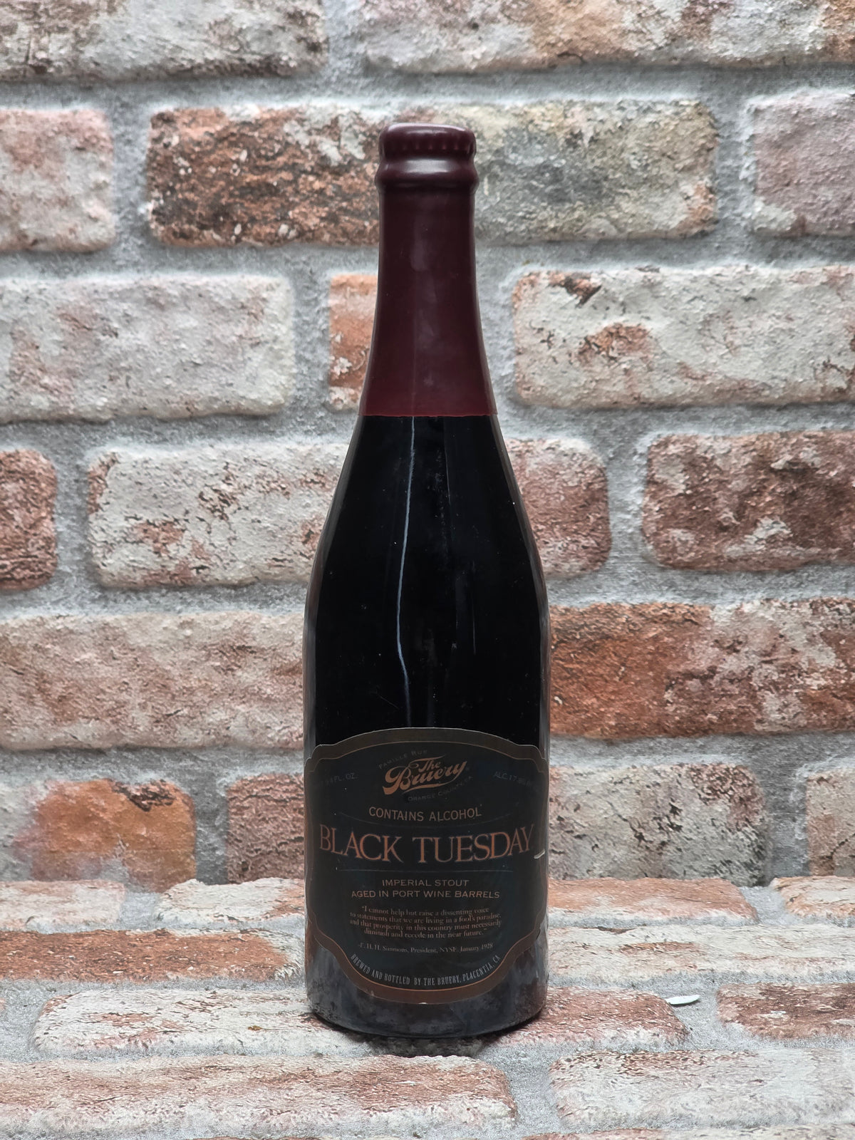 The Bruery Black Tuesday (Port Wine Barrel Aged) (2017) Stout - 75 CL