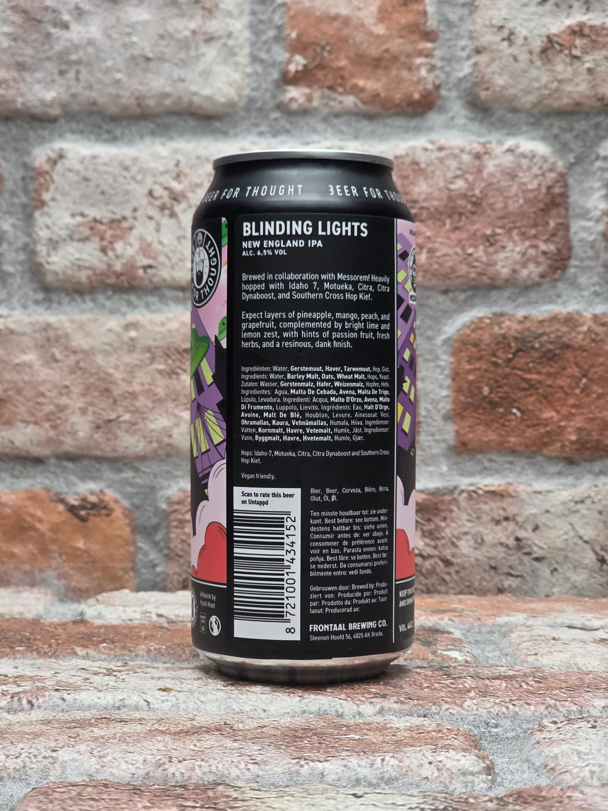 Frontaal Brewing Co. Blinding Lights IPA - 44 CL