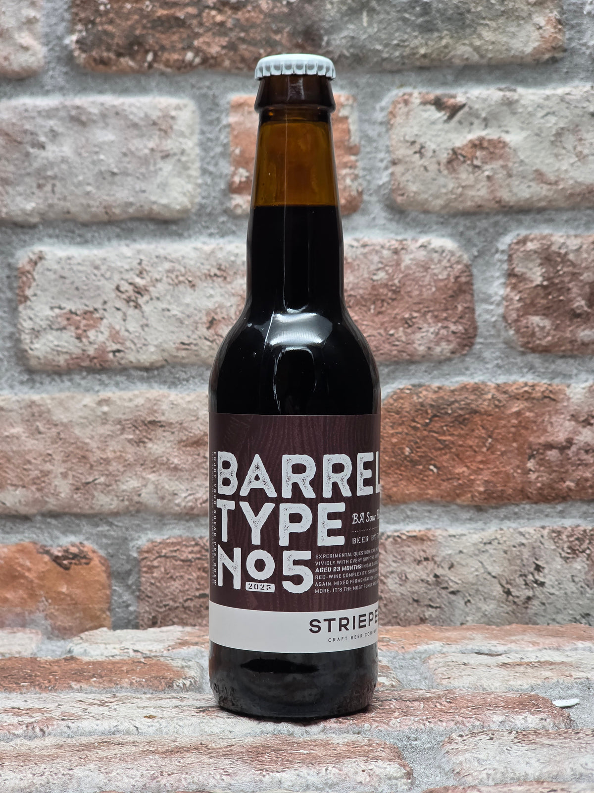 Strieper Craft Beer Company Barreltype No5 BA Sour Flanders Red Ale - 33 CL