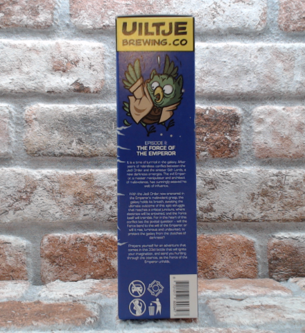 Uiltje Brewing Company Episode 2: The force of the emperor Stout - 33 CL