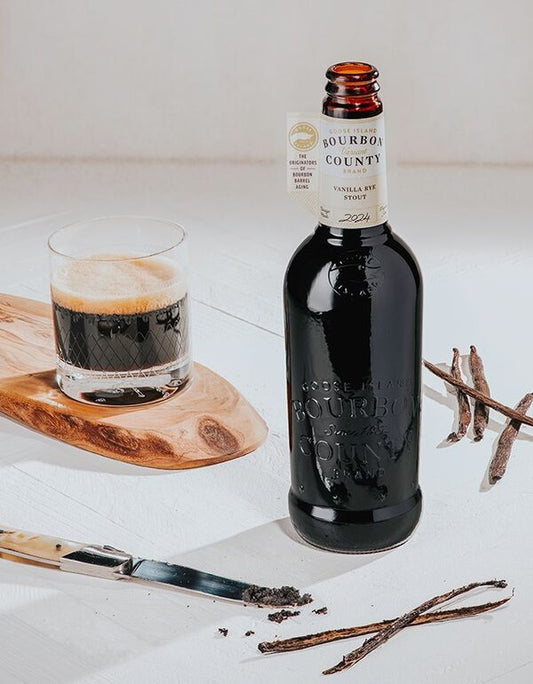 Binnenkort verkrijgbaar: Goose Island Bourbon County 2024 Vanilla Rye Stout - 47.3 CL (1 pint)