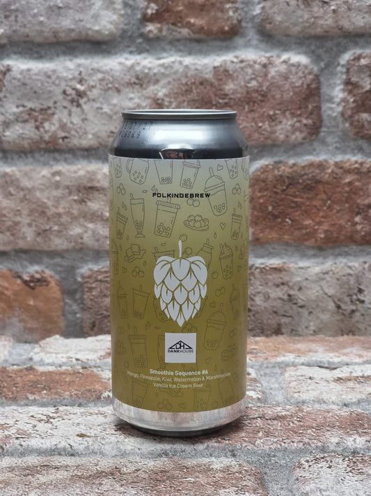 Folkingebrew Smoothie Sequence #6: Mango, Pineapple, Kiwi, Watermelon & Marshmallow Sour - 44 CL