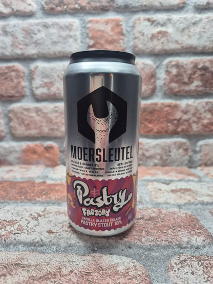 Moersleutel Pastry Factory: Vanilla Glazed Éclair Stout - 44 CL