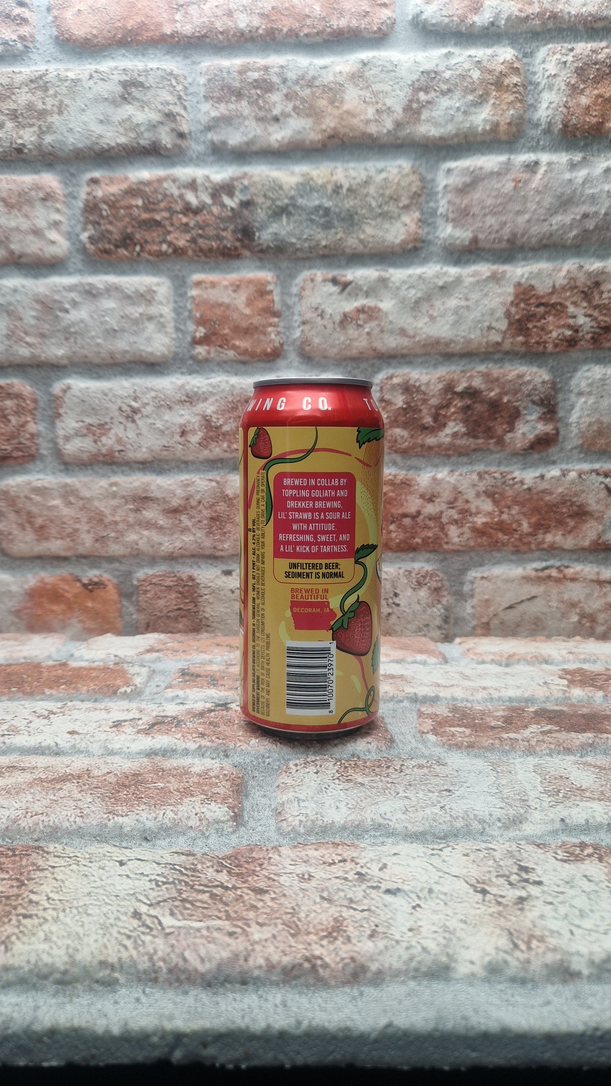 Toppling Goliath Brewing Co. Lil' Strawb Sour - 47.3 CL (1 pint)