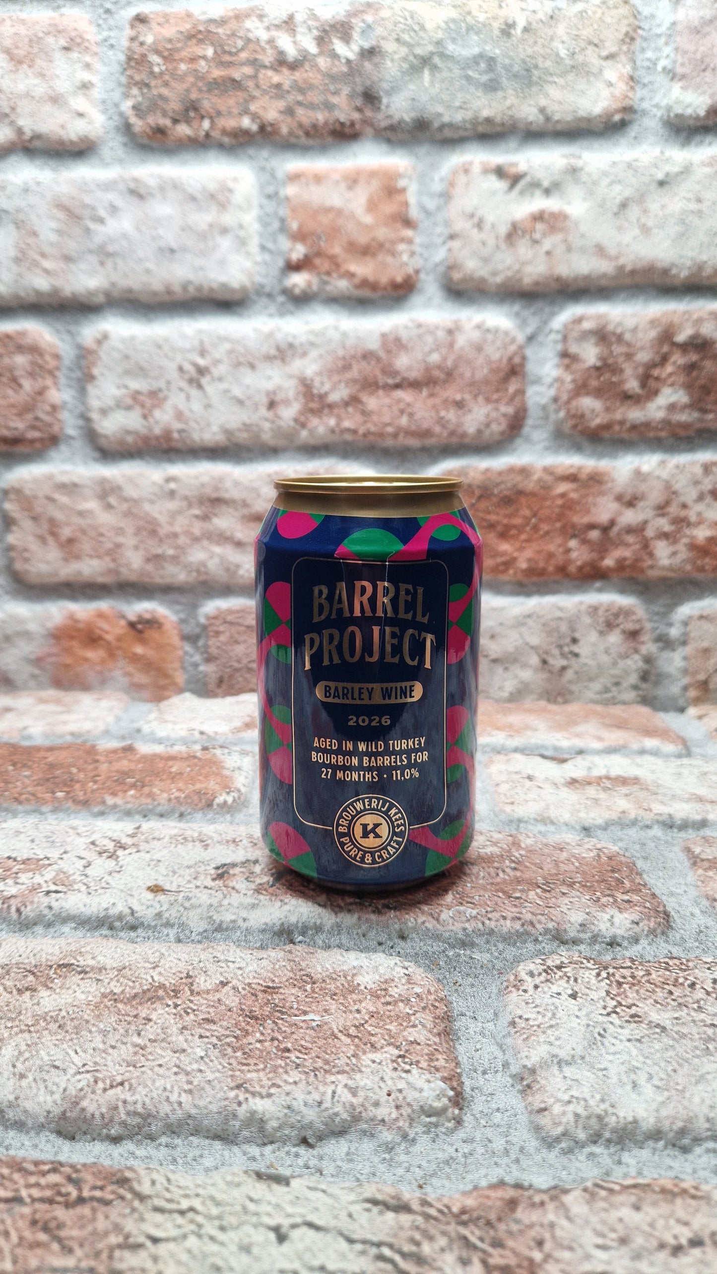 Brouwerij Kees Barrel Project 2026, Barley Wine matured in Wild Turkey Barrels Barleywine - 33 CL