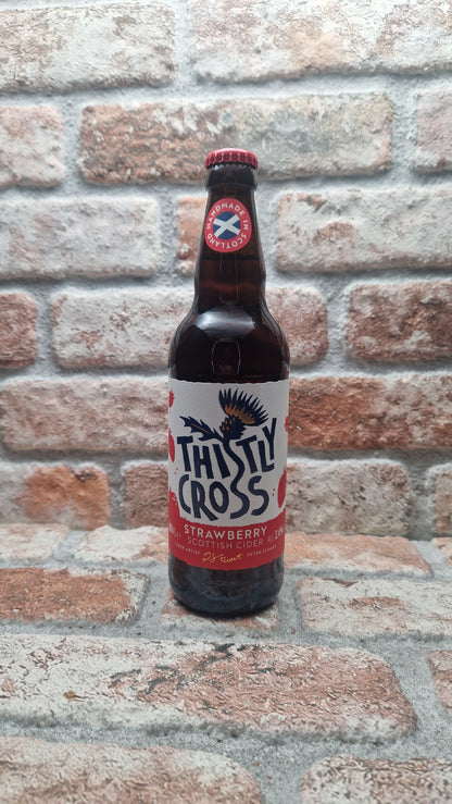 Thistly Cross Cider Strawberry Scottish Cider - 50 CL