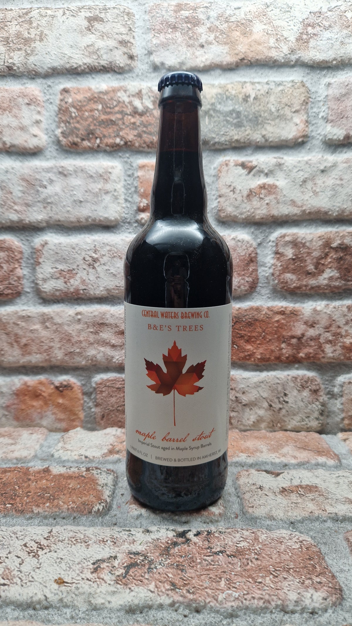 Central Waters Brewing Company Maple Barrel Stout - 75 CL