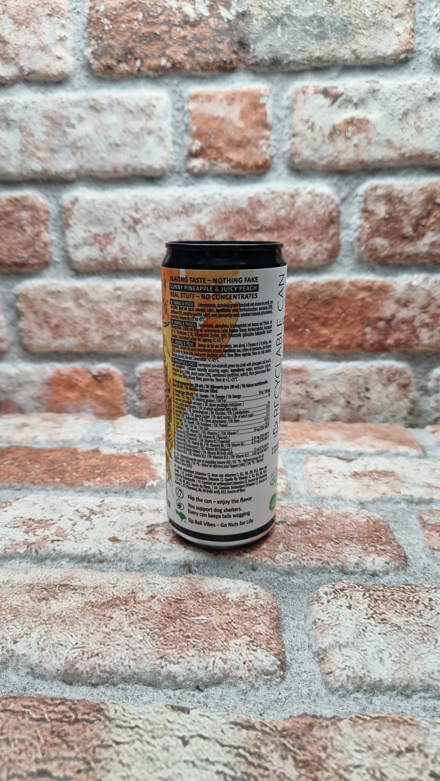 Rudy's Kombucha Pineapple & Peach Kombucha - 33 CL