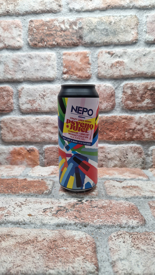 Nepo Brewing Crazy Lines Series: Psycho Juice IPA - 44 CL