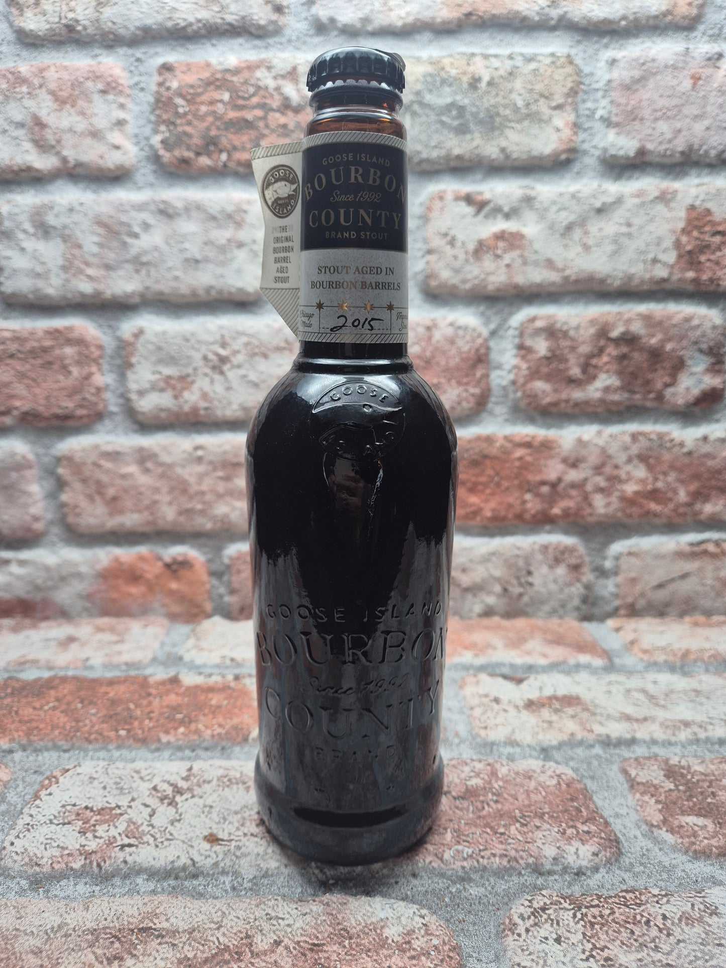 Goose Island Geïnfecteerd, leuk voor de verzamelaar: Bourbon County Brand Stout (2015) 14.3% Stout - 47.3 CL (1 pint)