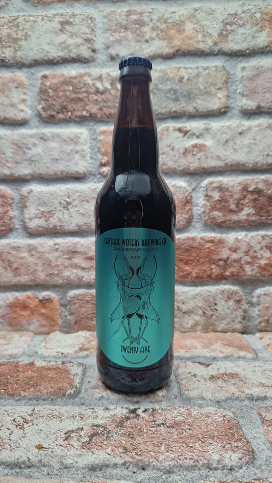 Central Waters Brewing Company 25th Anniversary Series: 12 Year Elijah Craig Barrel Teal Label Stout - 75 CL