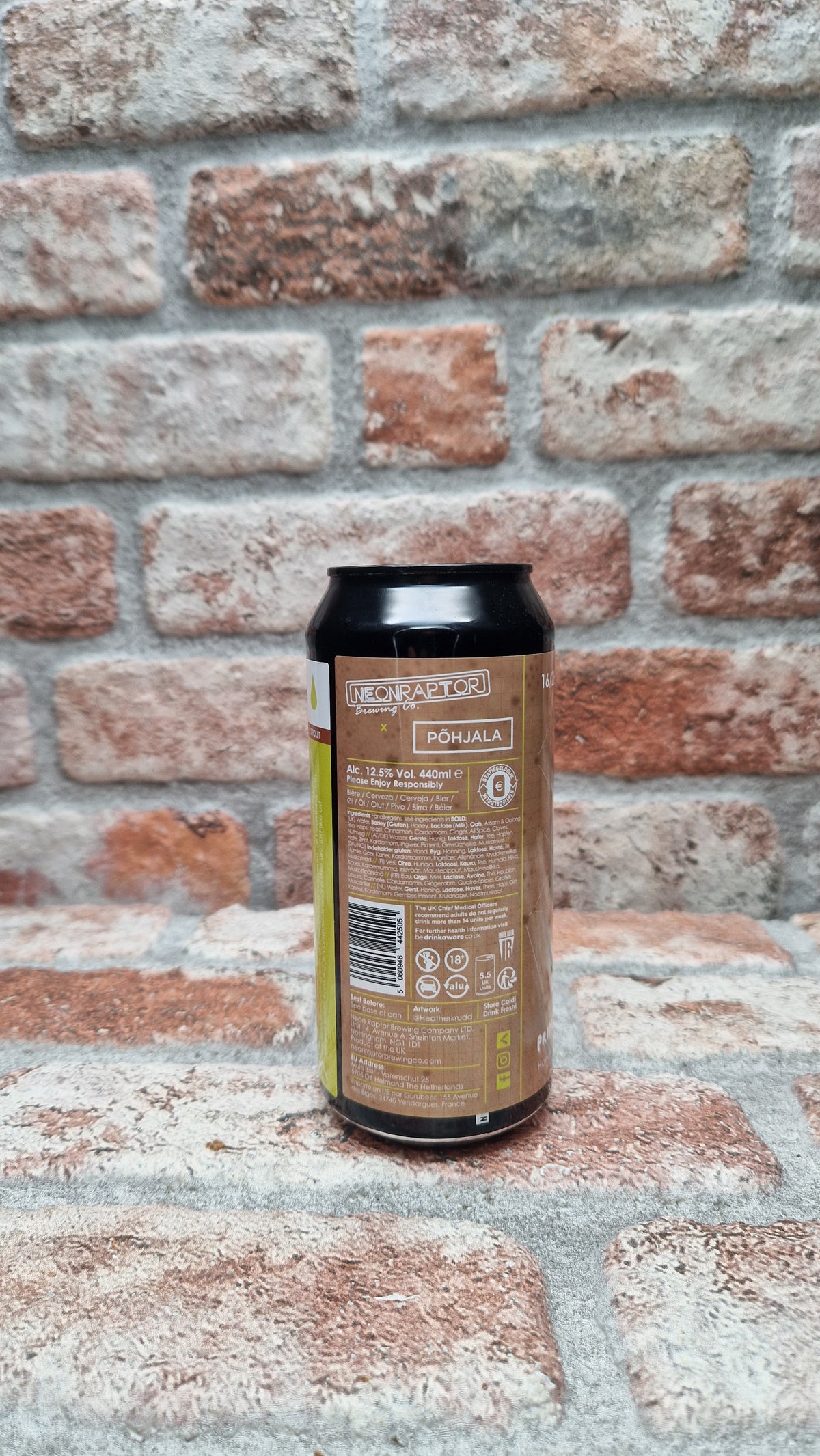 Neon Raptor Brewing Co. Primordial Stout - 44 CL