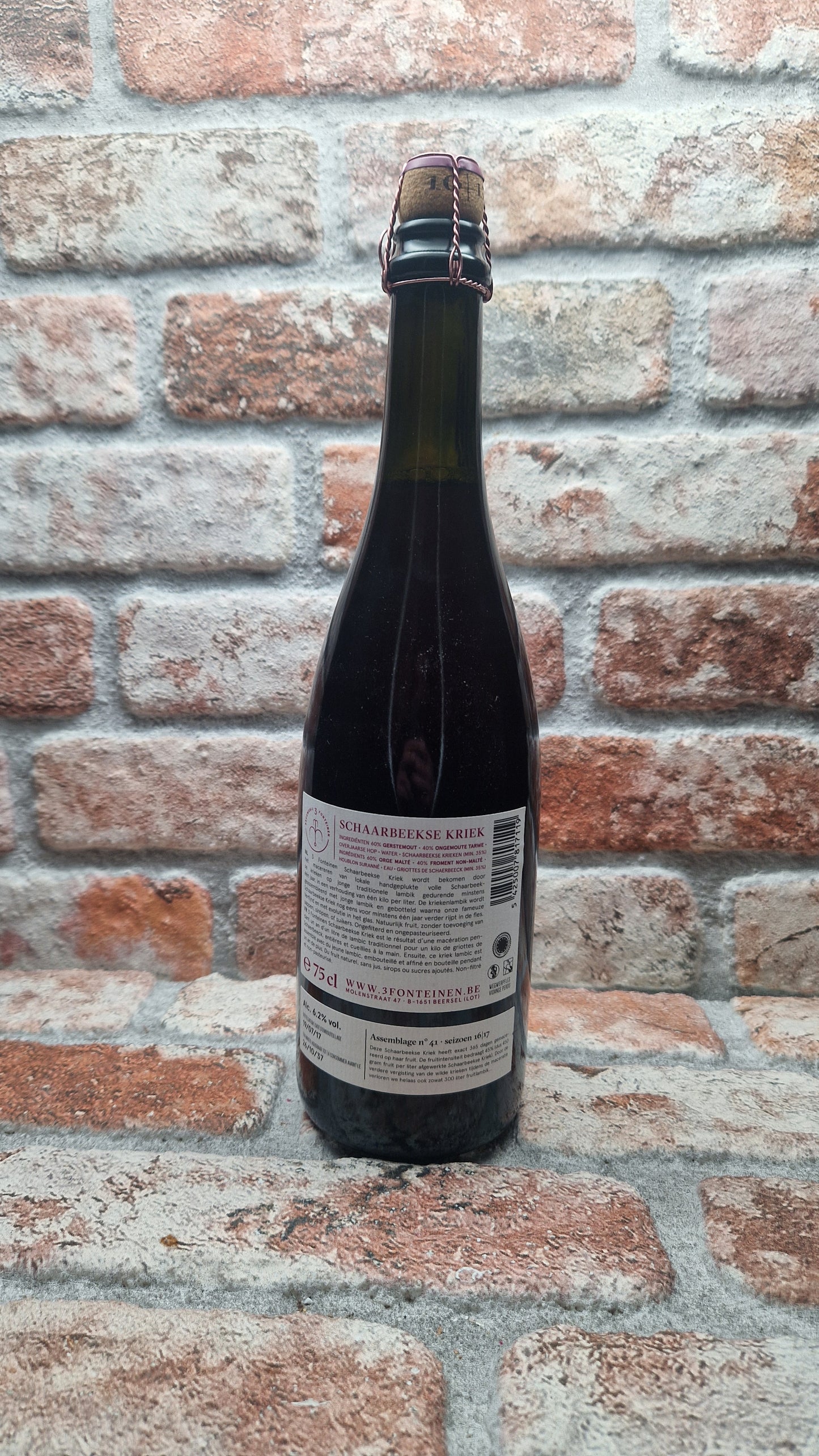 3 Fonteinen Schaarbeekse Oogst (Season 16/17) 2017 Lambiek/Geuze - 75 CL