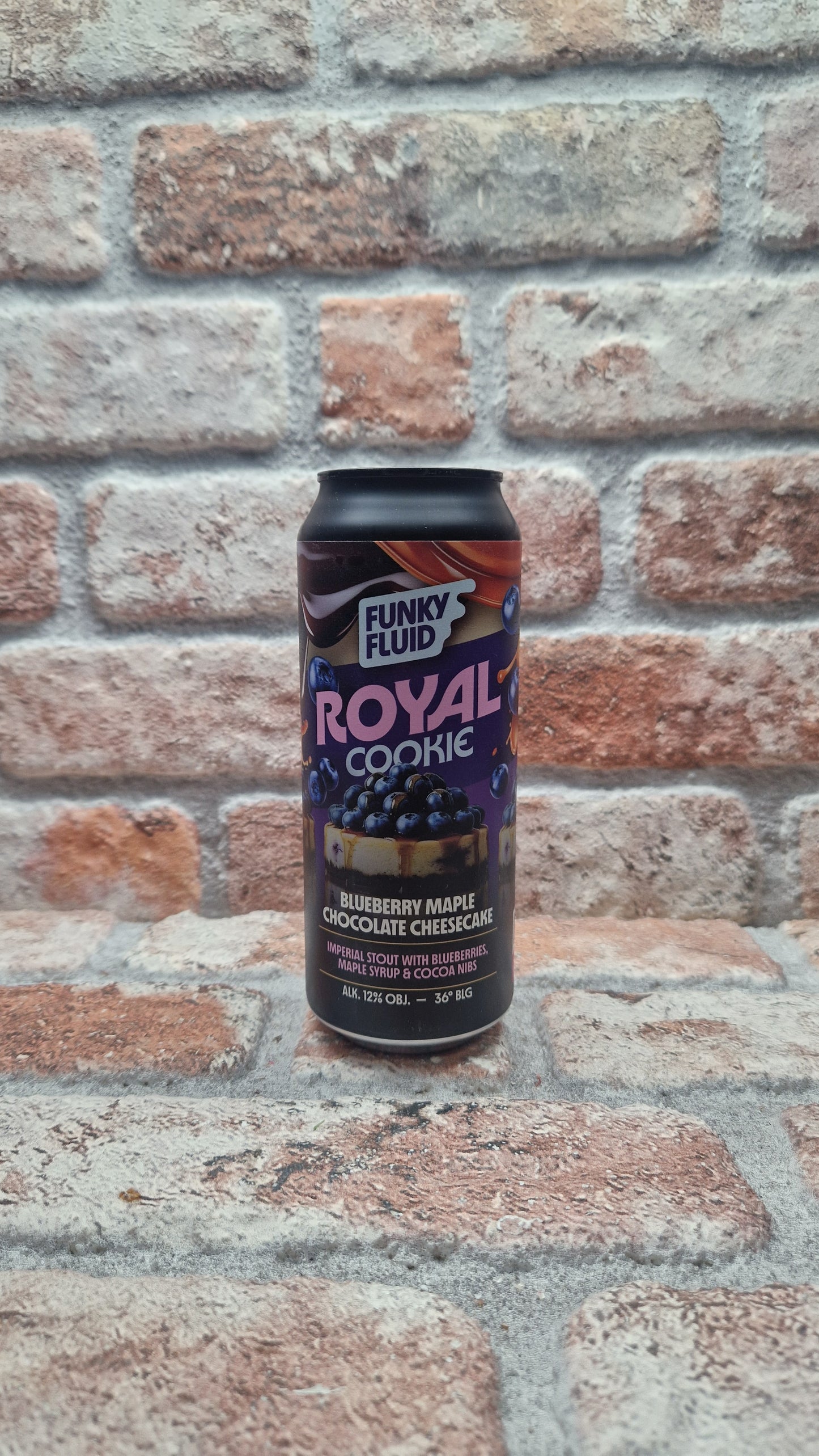 Funky Fluid Royal Cookie: Blueberry Maple Chocolate Cheesecake Stout - 50 CL