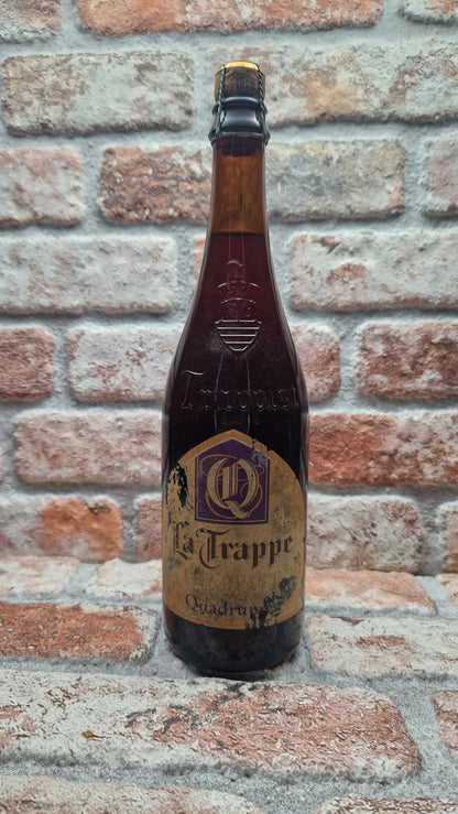 La Trappe Quadrupel (2017) beschadigd label - 75 CL